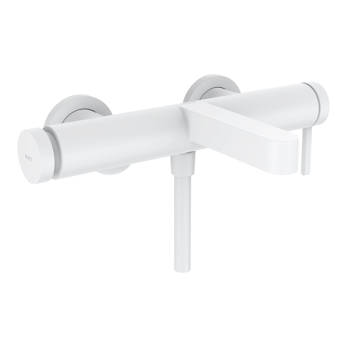 Hansgrohe Finoris Single lever bath mixer for exposed installation Matt White 76420700.jpg