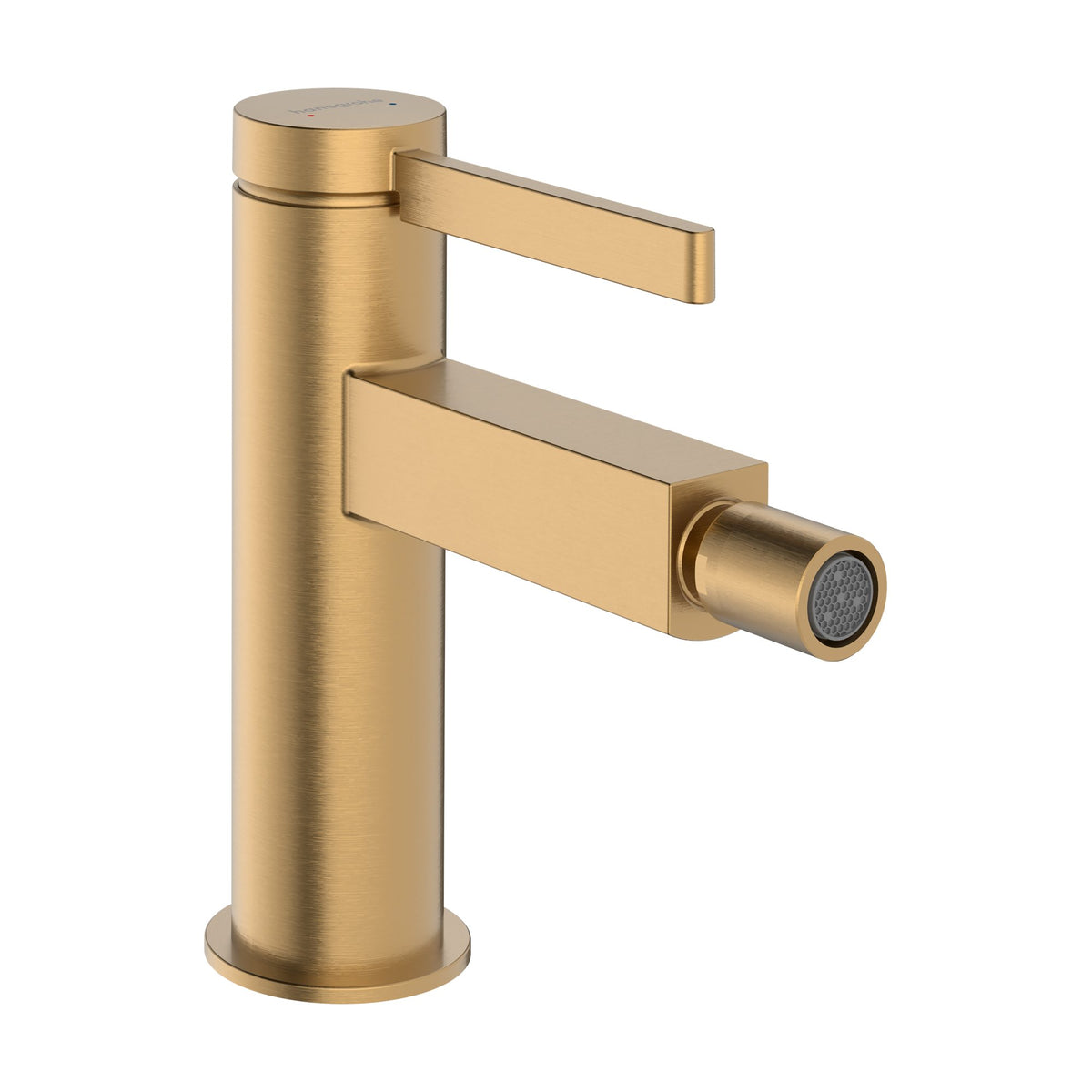 Hansgrohe-Finoris-Single-lever-bidet-mixer-with-push-open-waste-set-Brushed-Bronze-76200140