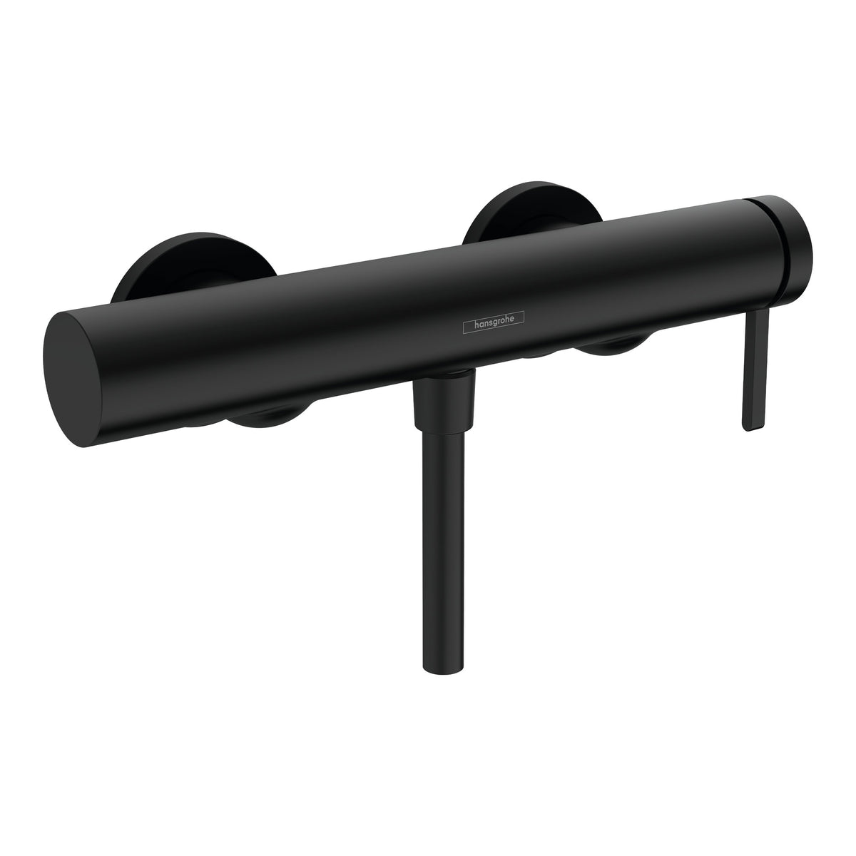 Hansgrohe Finoris Single lever shower mixer for exposed installation Matt Black 76620670.jpg