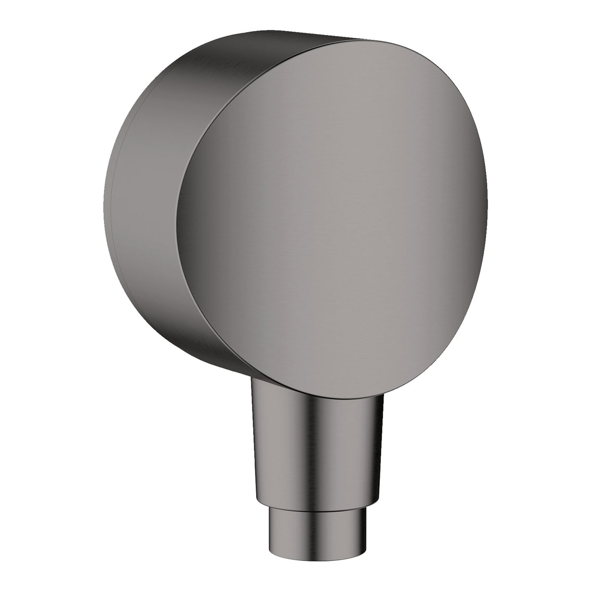Hansgrohe FixFit Wall outlet S with non return valve and synthetic connection angle Brushed Black Chrome 26453340.jpg