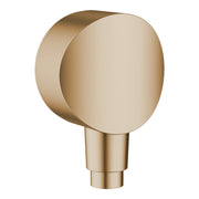 Hansgrohe FixFit Wall outlet S with non return valve and synthetic connection angle Brushed Bronze 26453140.jpg