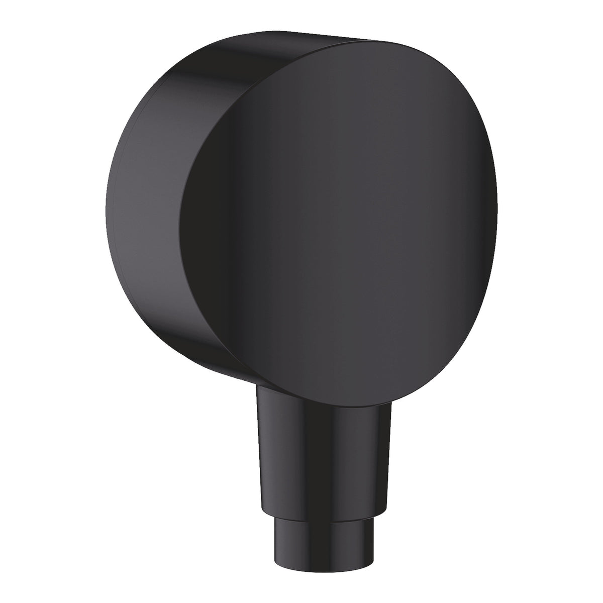 Hansgrohe FixFit Wall outlet S with non return valve and synthetic connection angle Matt Black 26453670.jpg