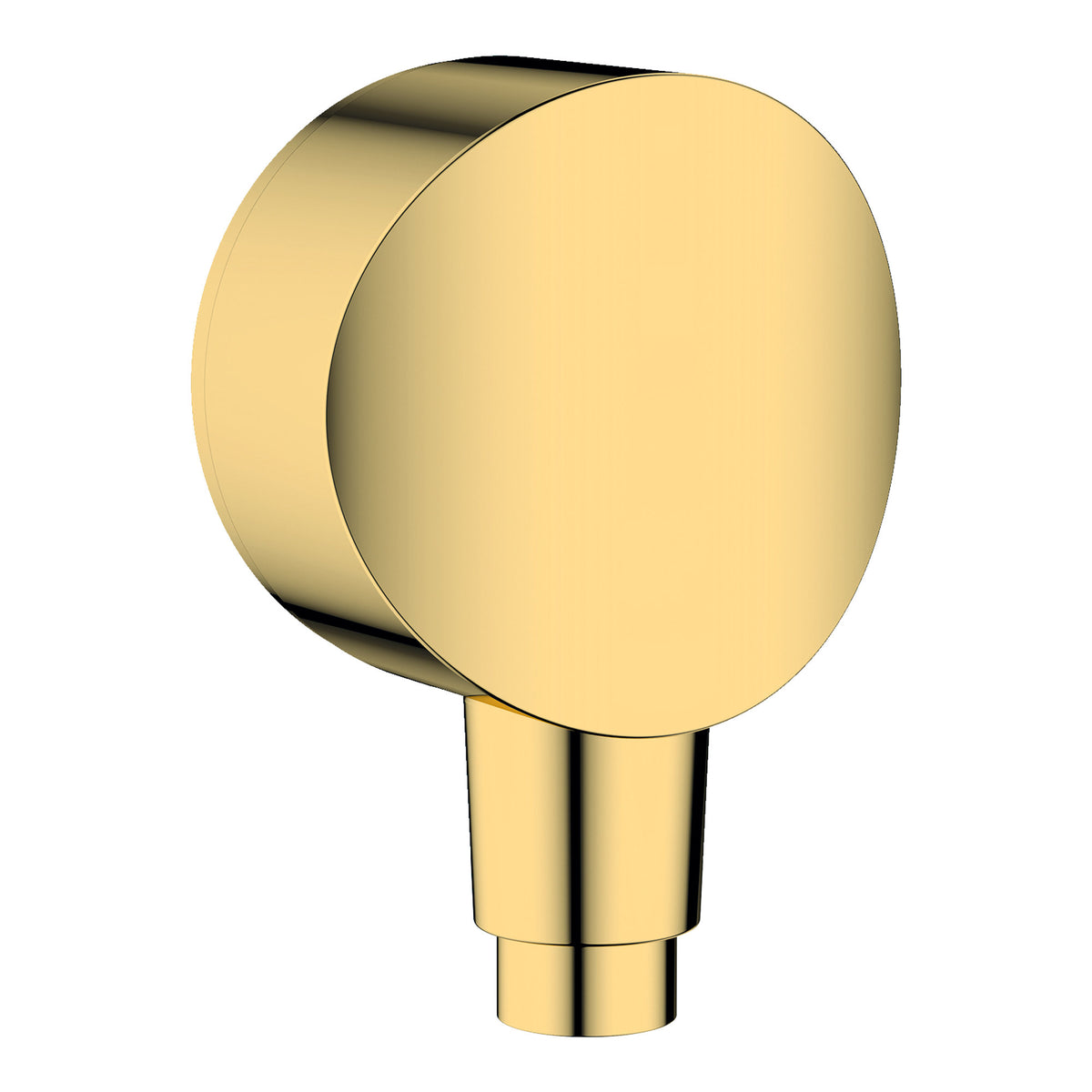 Hansgrohe FixFit Wall outlet S with non return valve and synthetic connection angle Polished Gold Optic 26453990.jpg