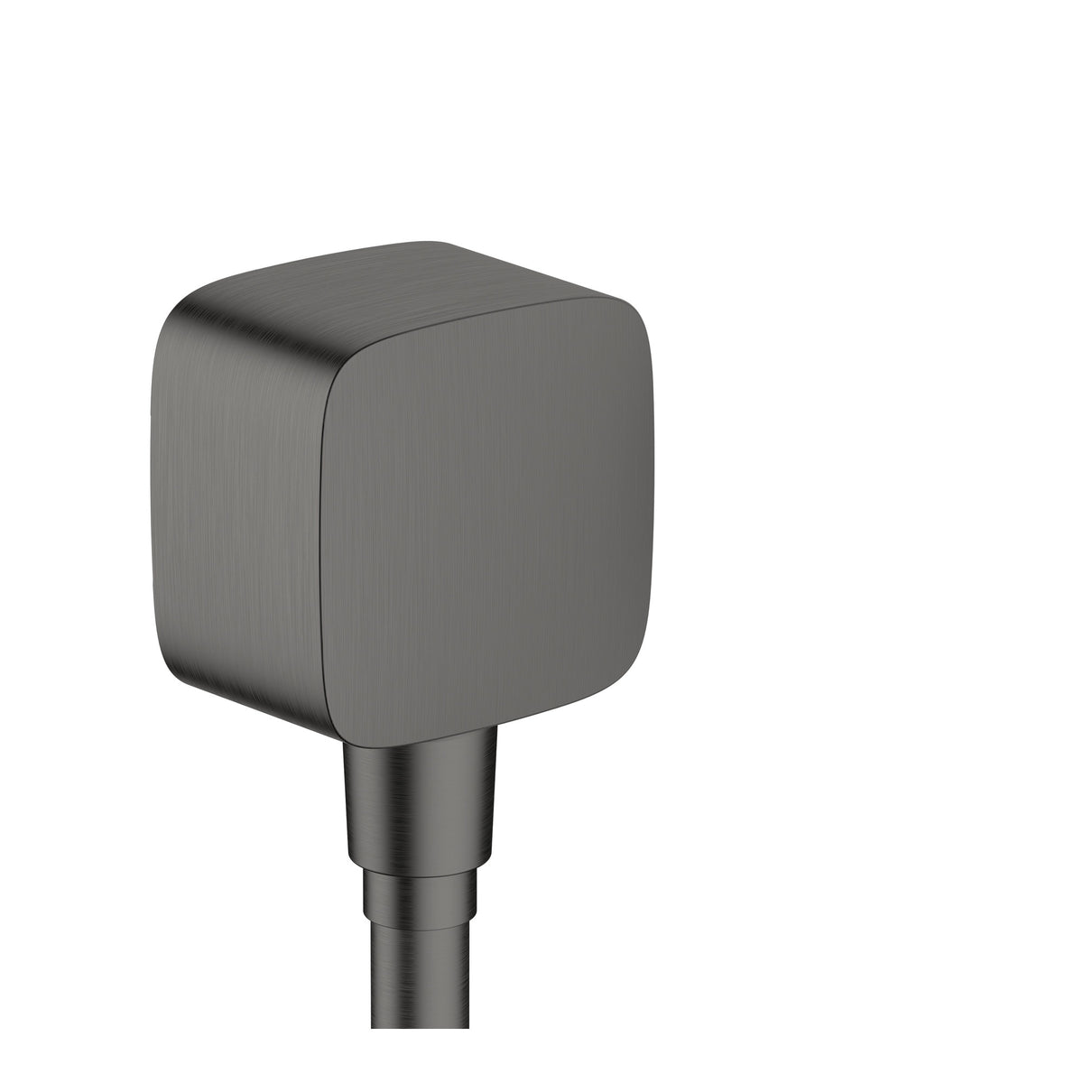 Hansgrohe FixFit Wall outlet with non return valve Brushed Black Chrome 26457340.jpg