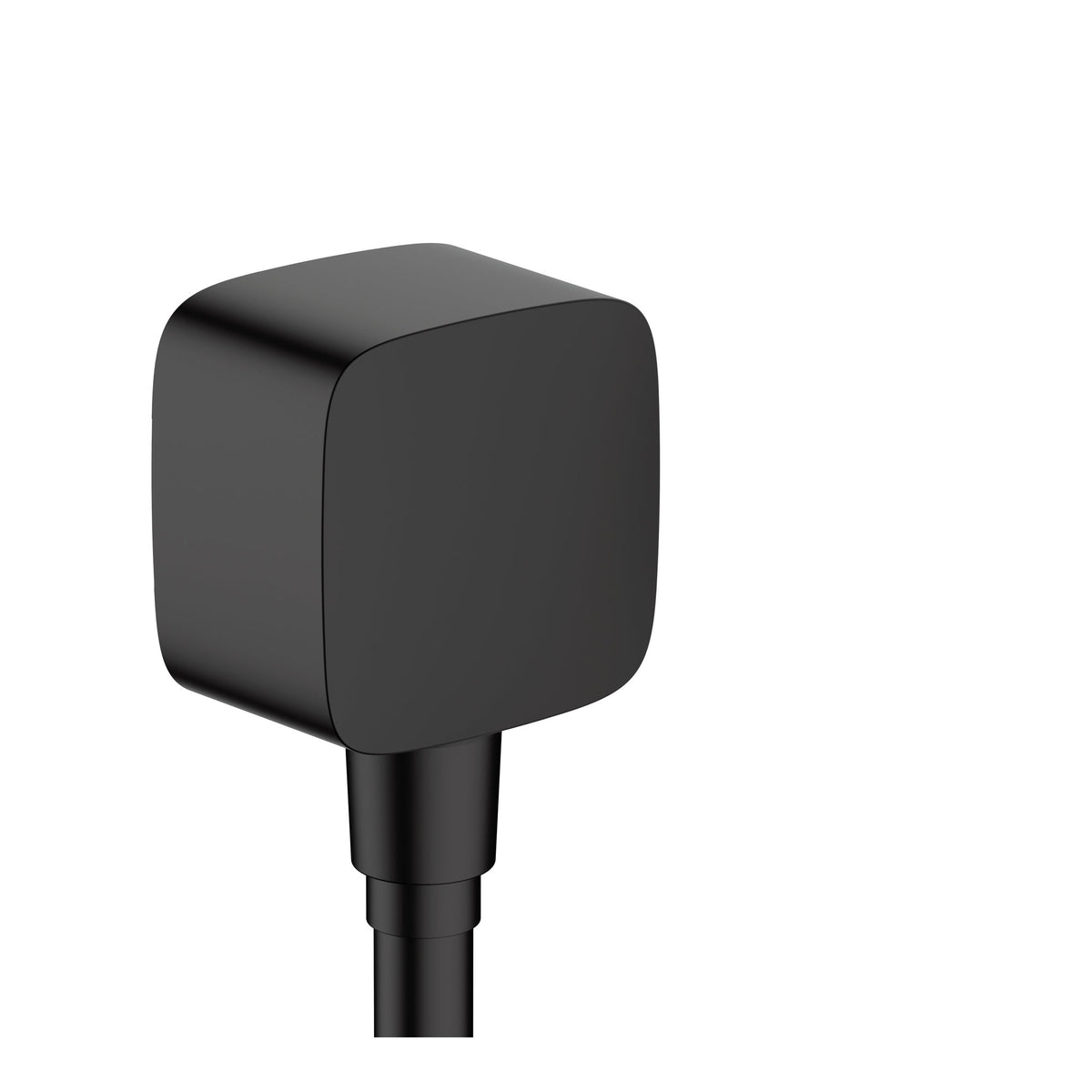 Hansgrohe FixFit Wall outlet with non return valve Matt Black 26457670.jpg