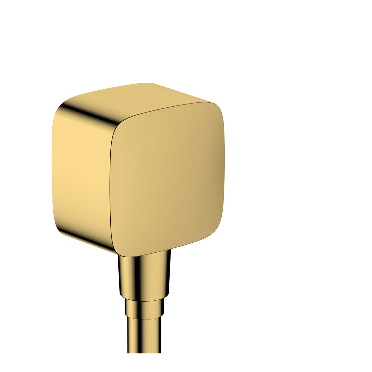 Hansgrohe FixFit Wall outlet with non return valve Polished Gold Optic 26457990.jpg