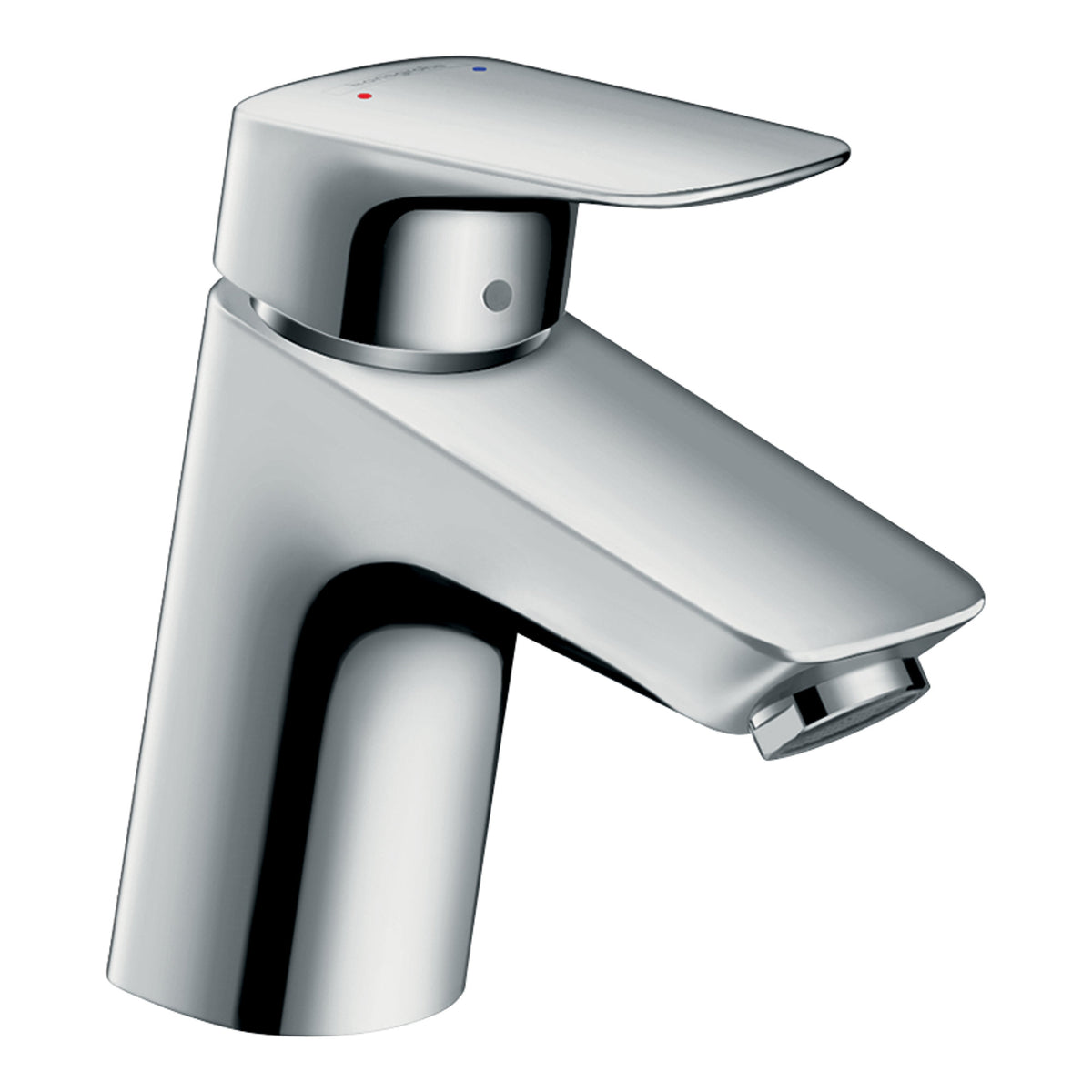 Hansgrohe Logis Single lever basin mixer 70 with pop up waste set Chrome 71070000.jpg