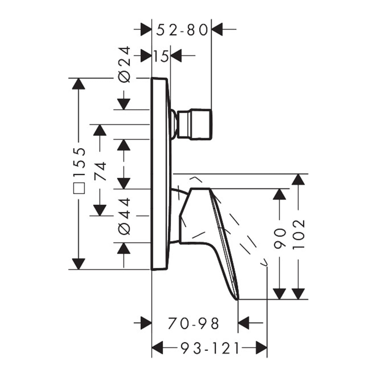 Hansgrohe-Logis-Single-lever-bath-mixer-for-concealed-installation-for-iBox-universal-71405-technical-01