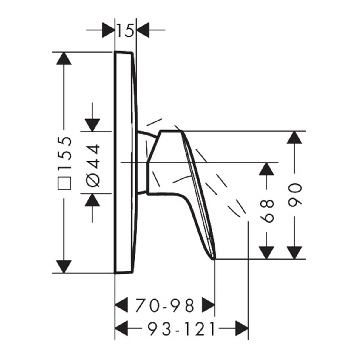 Hansgrohe-Logis-Single-lever-shower-mixer-for-concealed-installation-for-iBox-universal-71605-technical-01