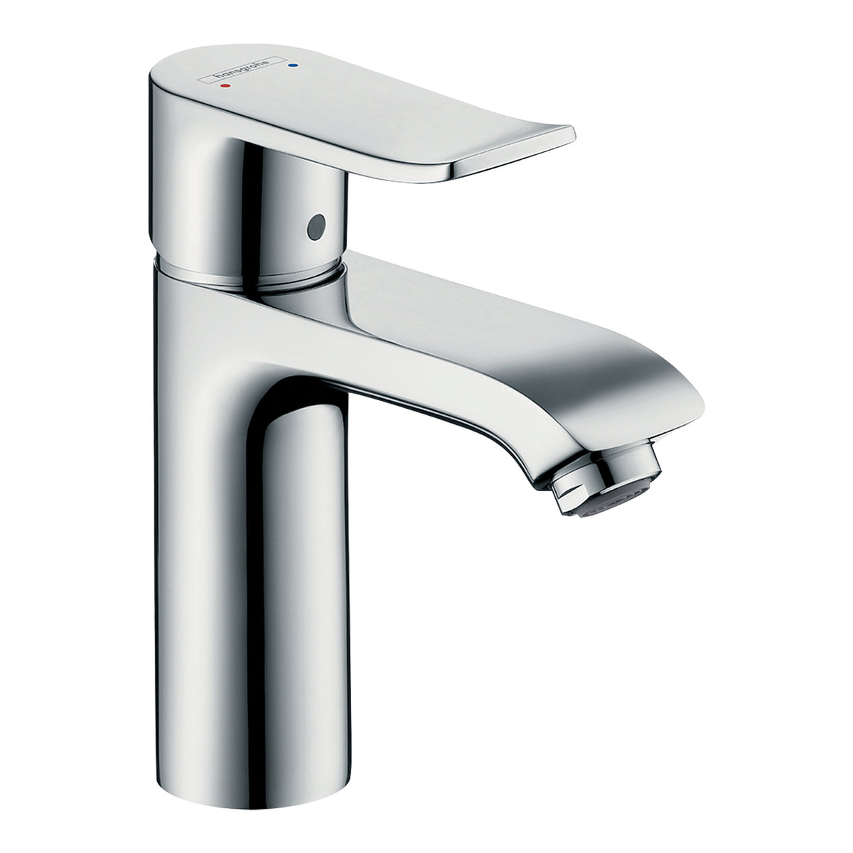 Hansgrohe Metris Single lever basin mixer 110 with pop up waste set Chrome 31080000.jpg