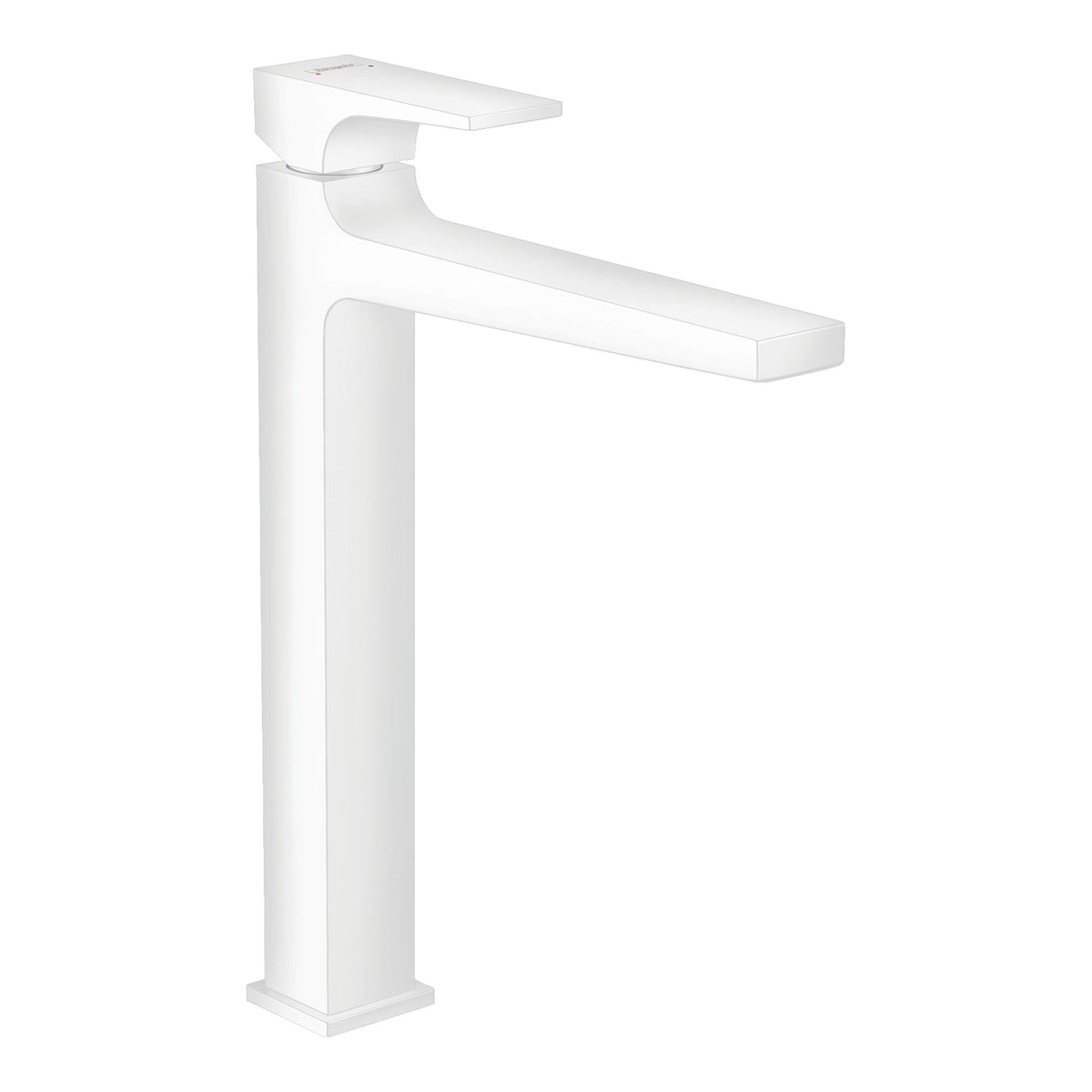 Hansgrohe Metropol Single lever basin mixer 100 CoolStart with lever handle and push open waste set Matt White 32512700.jpg