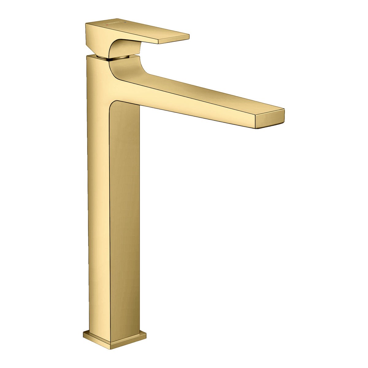 Hansgrohe Metropol Single lever basin mixer 100 CoolStart with lever handle and push open waste set Polished Gold Optic 32512990.jpg