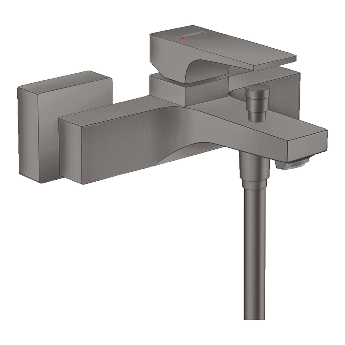 Hansgrohe Metropol Single lever bath mixer for exposed installation with lever handle Brushed Black Chrome 32540340.jpg