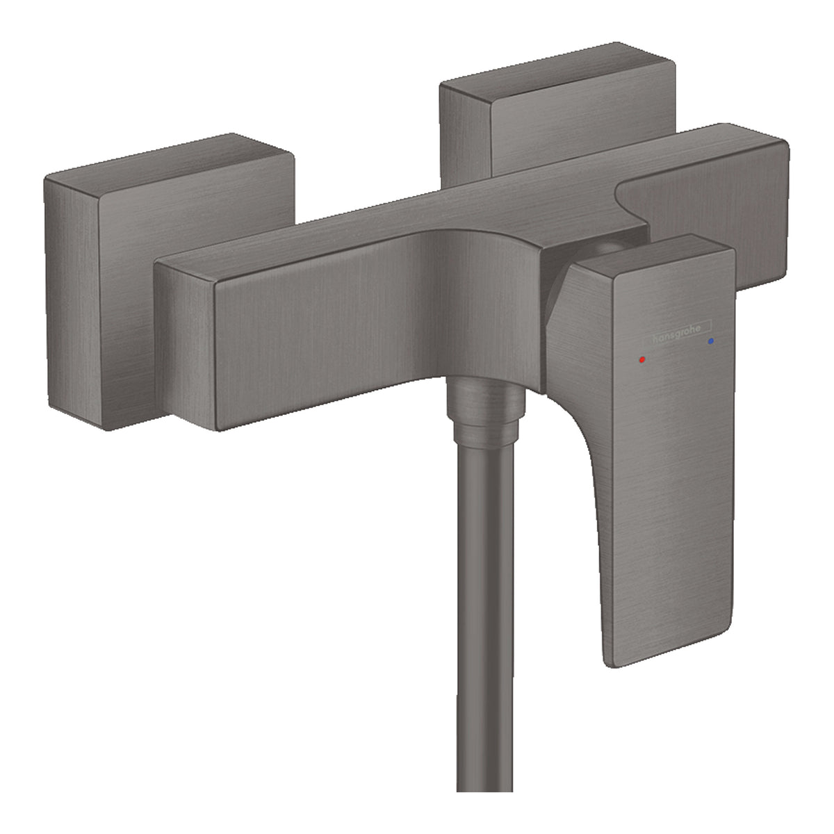 Hansgrohe Metropol Single lever shower mixer for exposed installation with lever handle Brushed Black Chrome 32560340.jpg