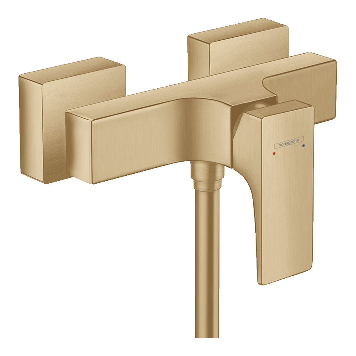 Hansgrohe Metropol Single lever shower mixer for exposed installation with lever handle Brushed Bronze 32560140.jpg