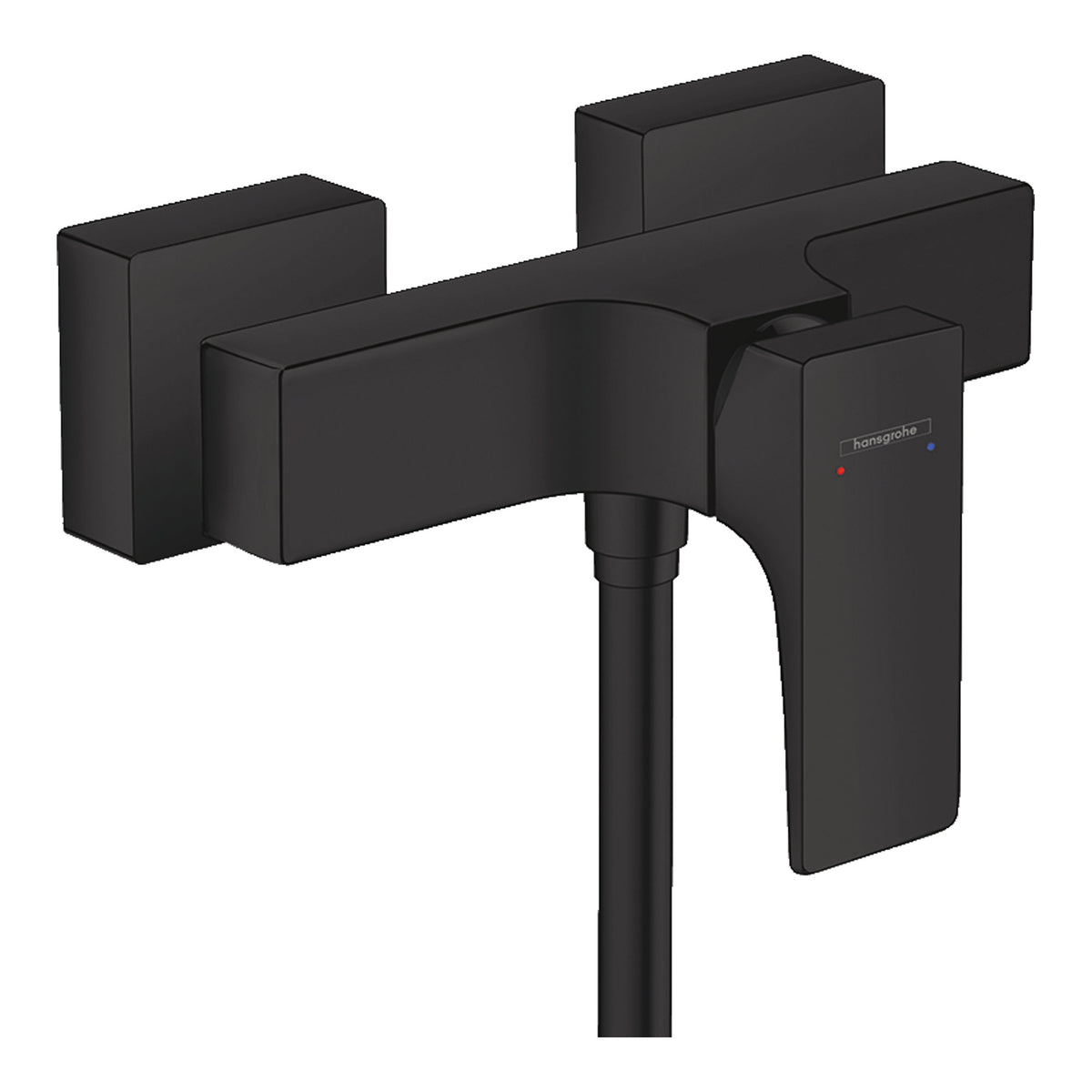 Hansgrohe Metropol Single lever shower mixer for exposed installation with lever handle Matt Black 32560670.jpg