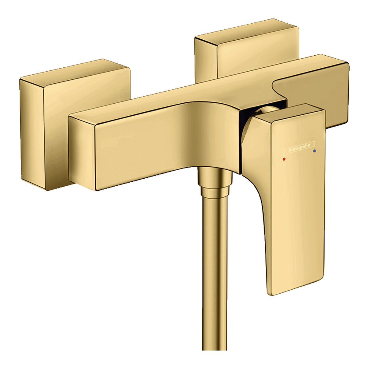 Hansgrohe Metropol Single lever shower mixer for exposed installation with lever handle Polished Gold Optic 32560990.jpg