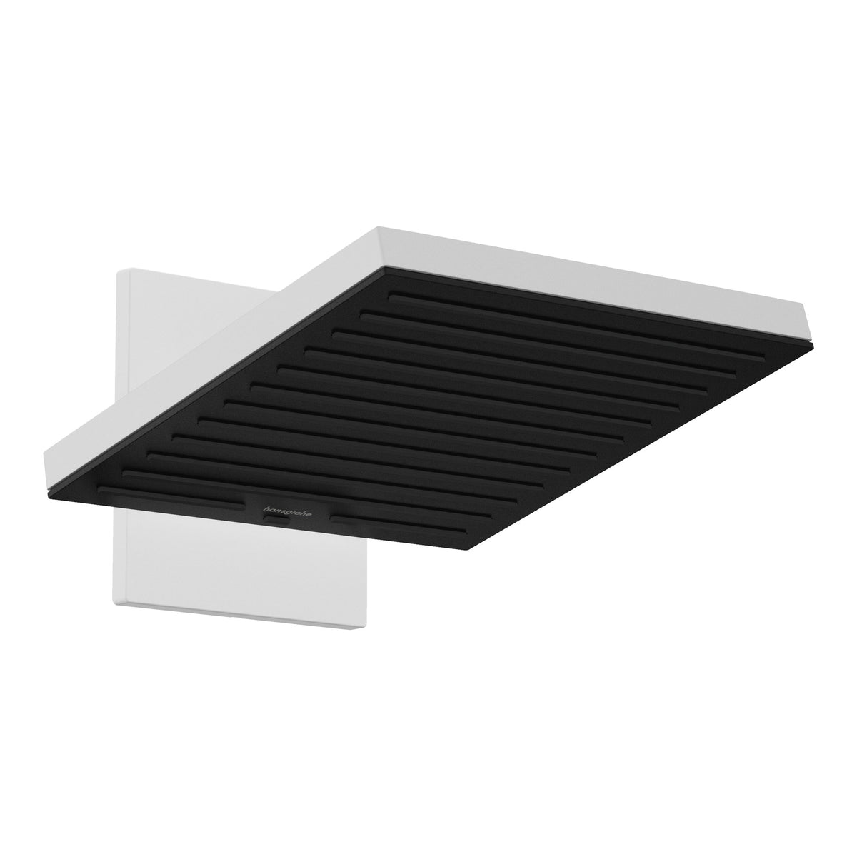 Hansgrohe Pulsify E Overhead shower 260 2jet with wall connector Matt White 24350700.jpg