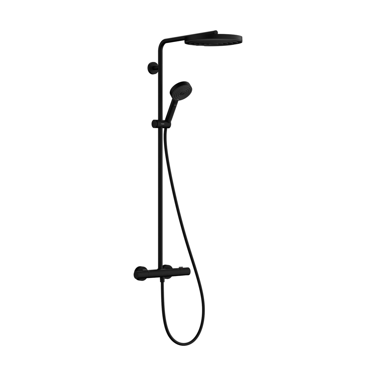 Hansgrohe-Pulsify-S-Puro-Showerpipe-260-1jet-EcoSmart-with-Ecostat-Fine-and-hand-shower-3jet-Matt-Black-24237670