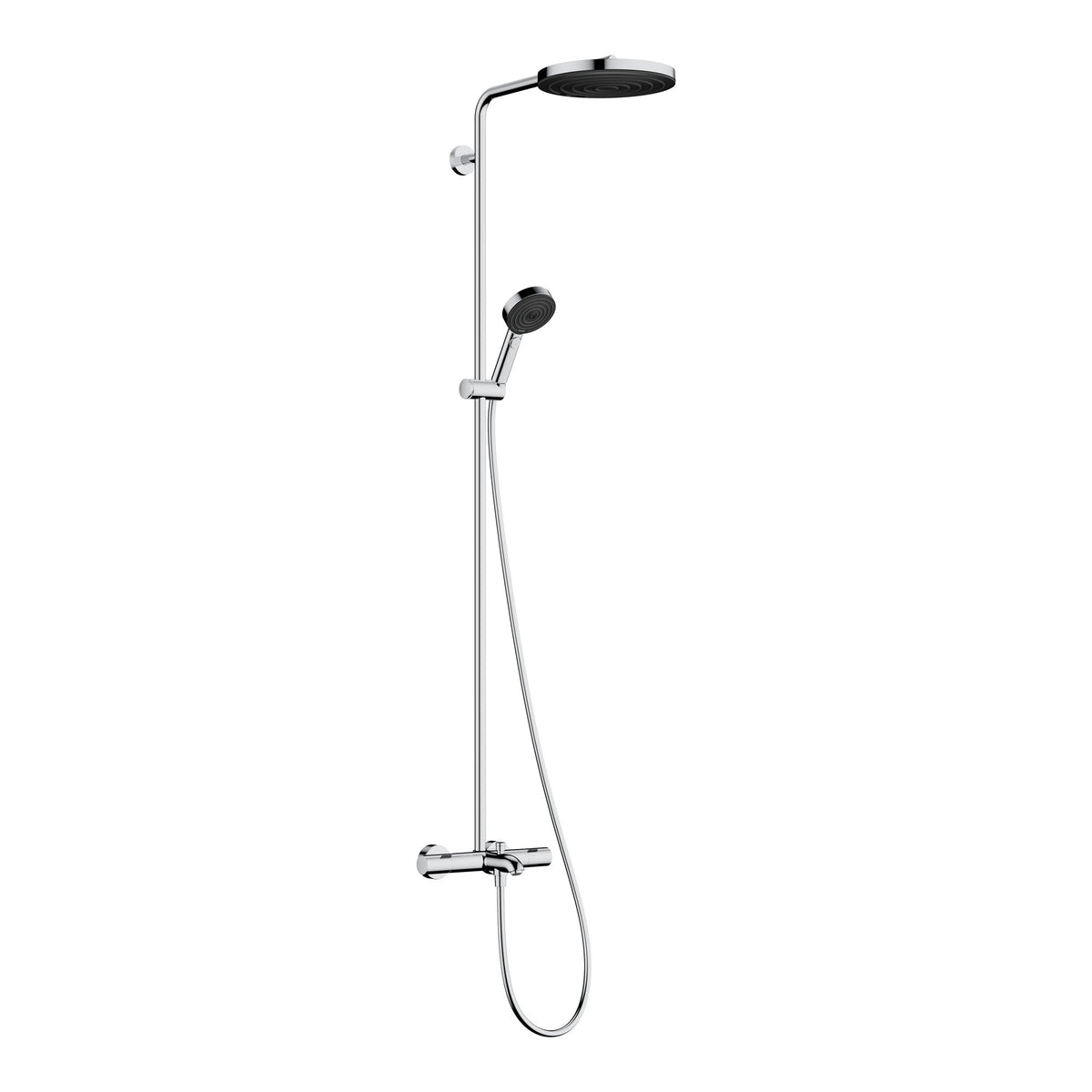 Hansgrohe Pulsify S Puro Showerpipe 260 1jet EcoSmart with bath thermostat Ecostat Fine and hand shower 3jet Chrome 24232000.jpg