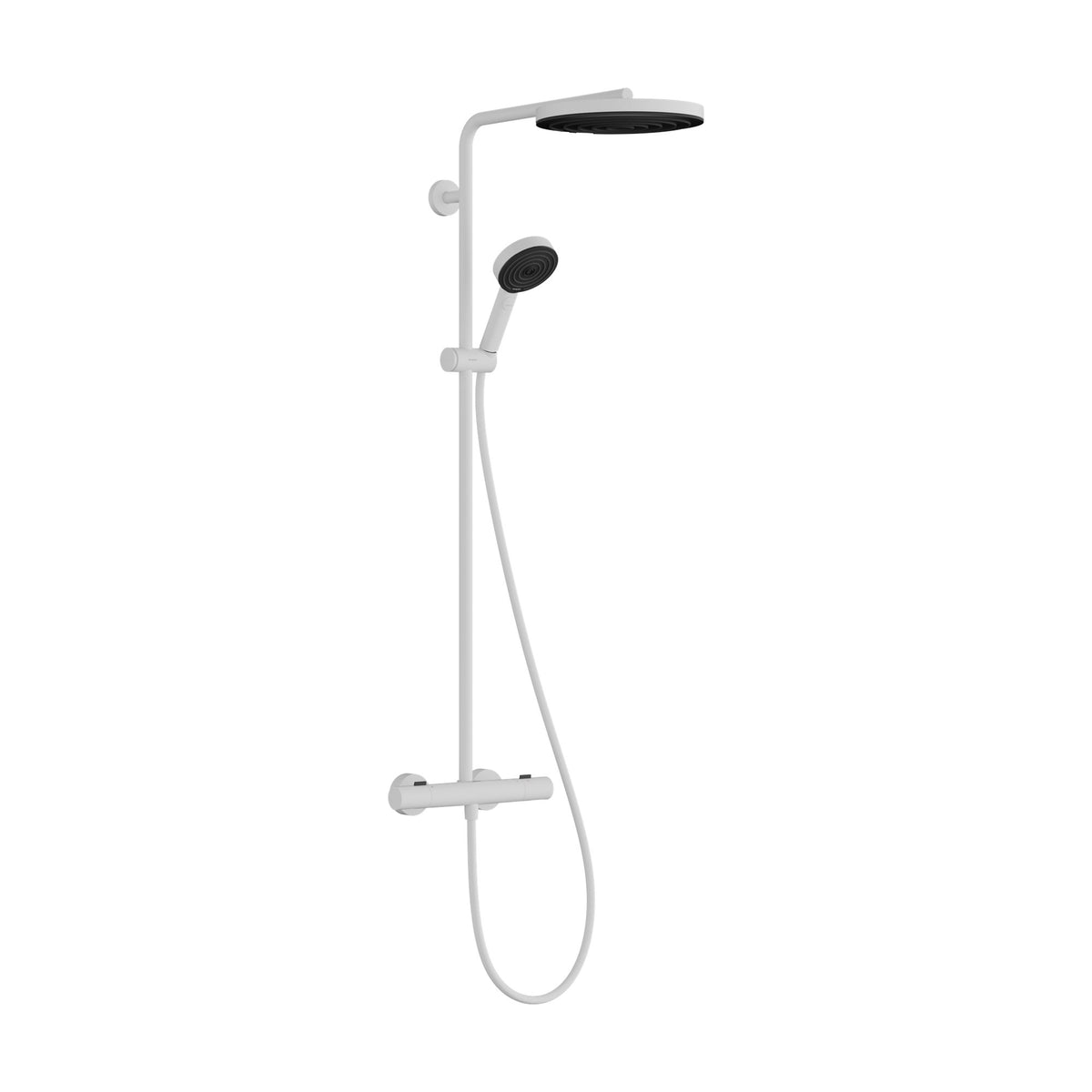 Hansgrohe-Pulsify-S-Puro-Showerpipe-260-1jet-with-Ecostat-Fine-and-hand-shower-3jet-Matt-White-24236700