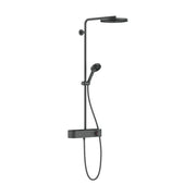 Hansgrohe-Pulsify-S-Showerpipe-260-1jet-2-ticks-with-ShowerTablet-Select-400-Brushed-Black-Chrome-24221349