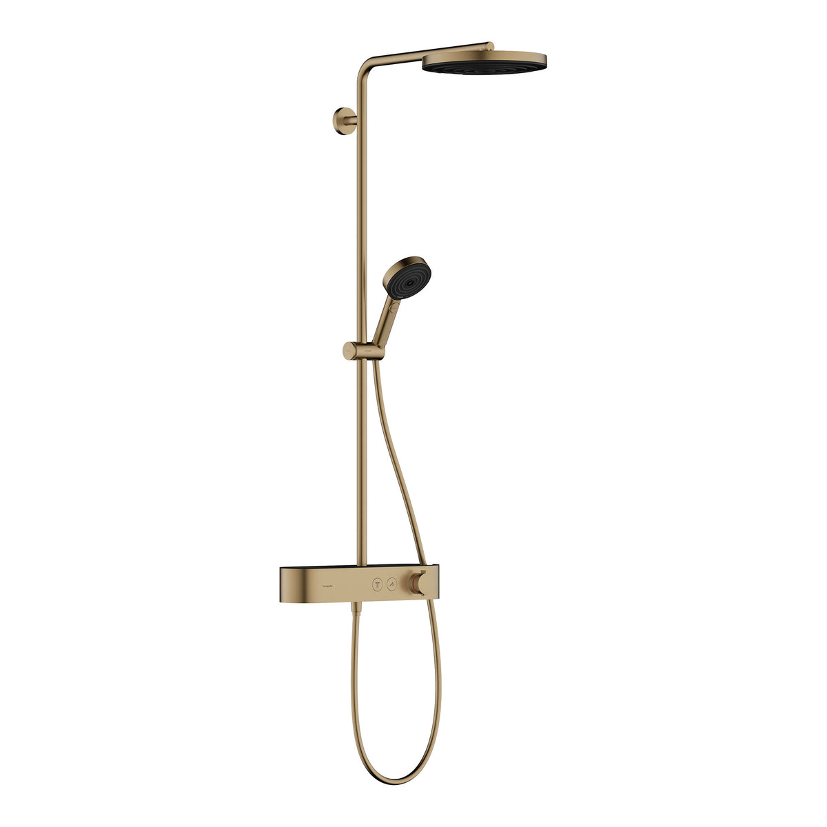 Hansgrohe Pulsify S Showerpipe 260 1jet EcoSmart with ShowerTablet Select 400 Brushed Bronze 24221140.jpg