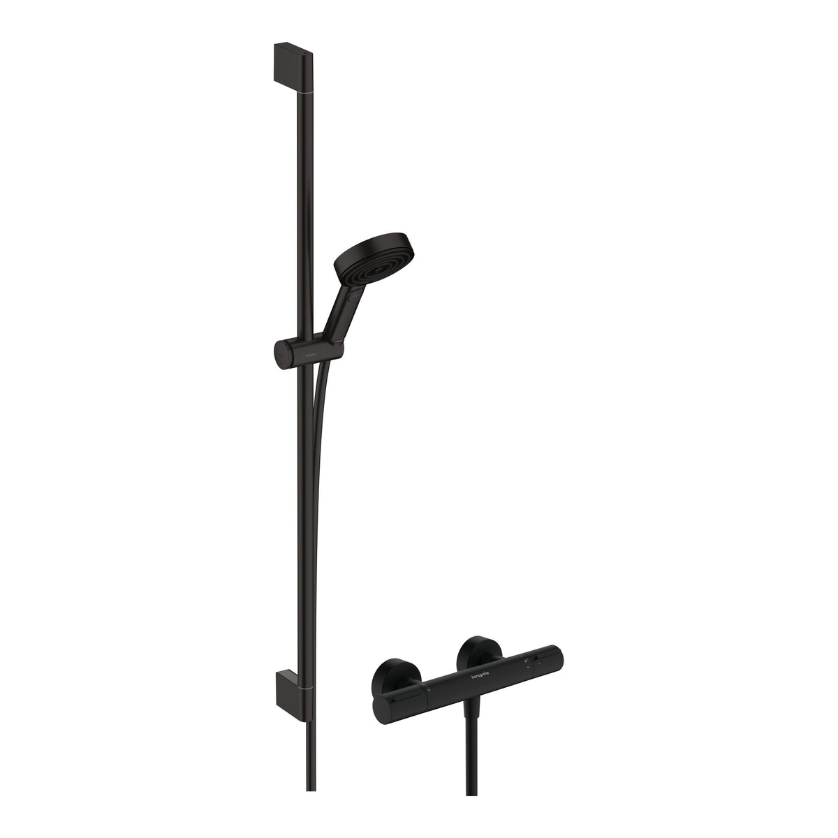 Hansgrohe Pulsify Select S Shower system 105 3jet Relaxation EcoSmart with Ecostat Element and shower bar 90 cm Matt Black 24271670.jpg