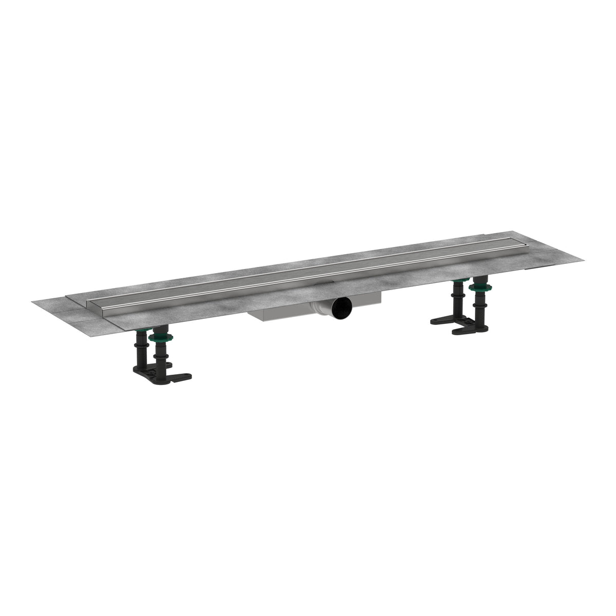 Hansgrohe RainDrain Compact Complete set shower drain 800 for flat installation Brushed Stainless Steel 56166800.jpg