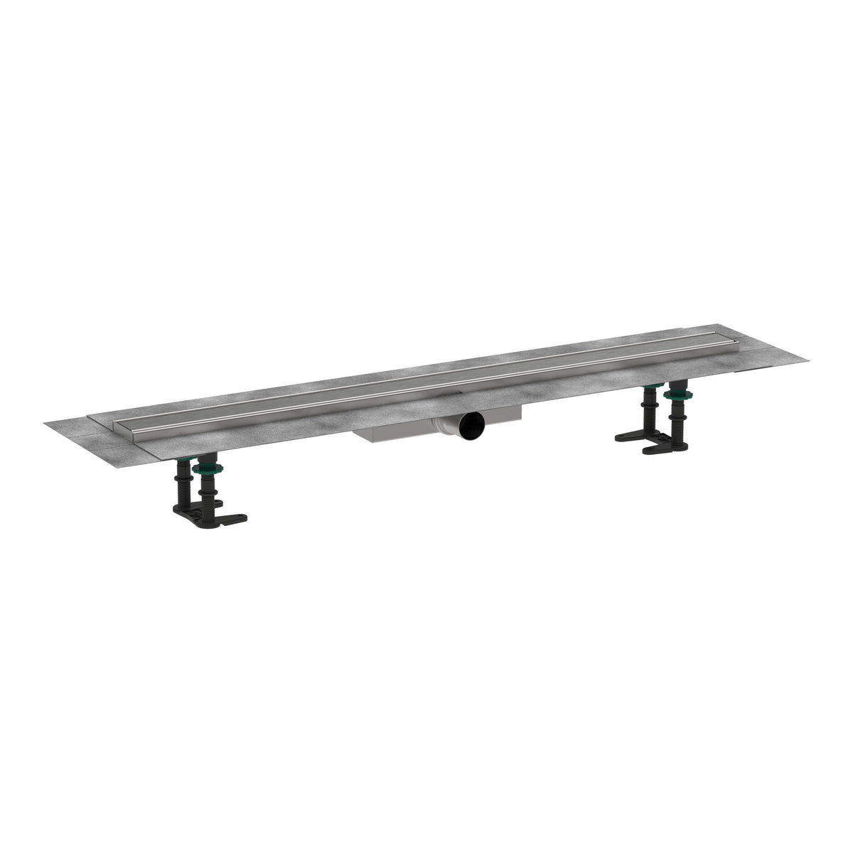 Hansgrohe RainDrain Compact Complete set shower drain 900 for flat installation Brushed Stainless Steel 56168800.jpg
