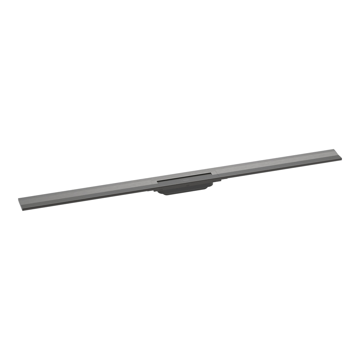 Hansgrohe RainDrain Flex Finish set shower drain 1200 cuttable for wall mounting Brushed Black Chrome 56054340.jpg