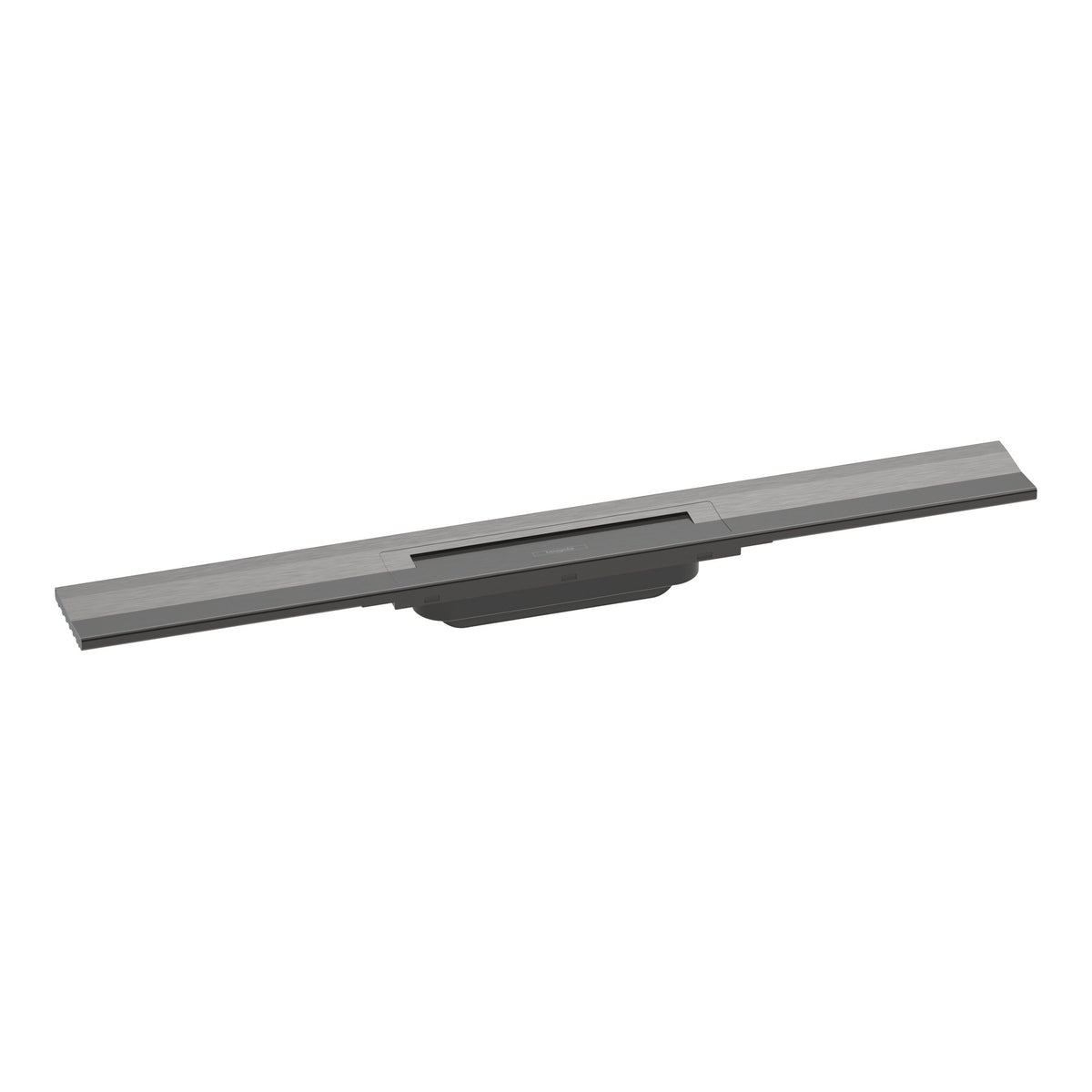 Hansgrohe RainDrain Flex Finish set shower drain 700 cuttable for wall mounting Brushed Black Chrome 56050340.jpg