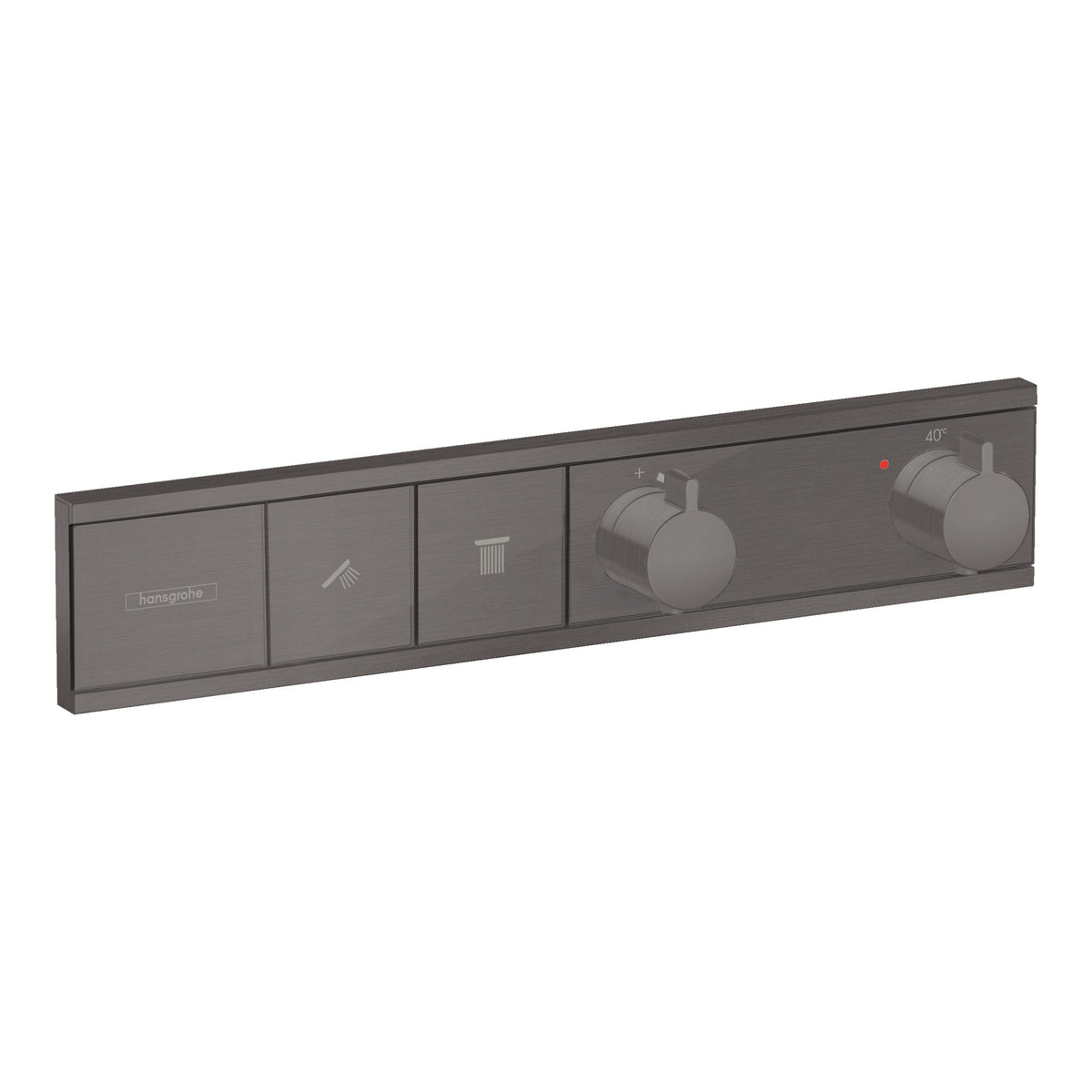 Hansgrohe RainSelect Thermostat for concealed installation for 2 functions Brushed Black Chrome 15380340.jpg
