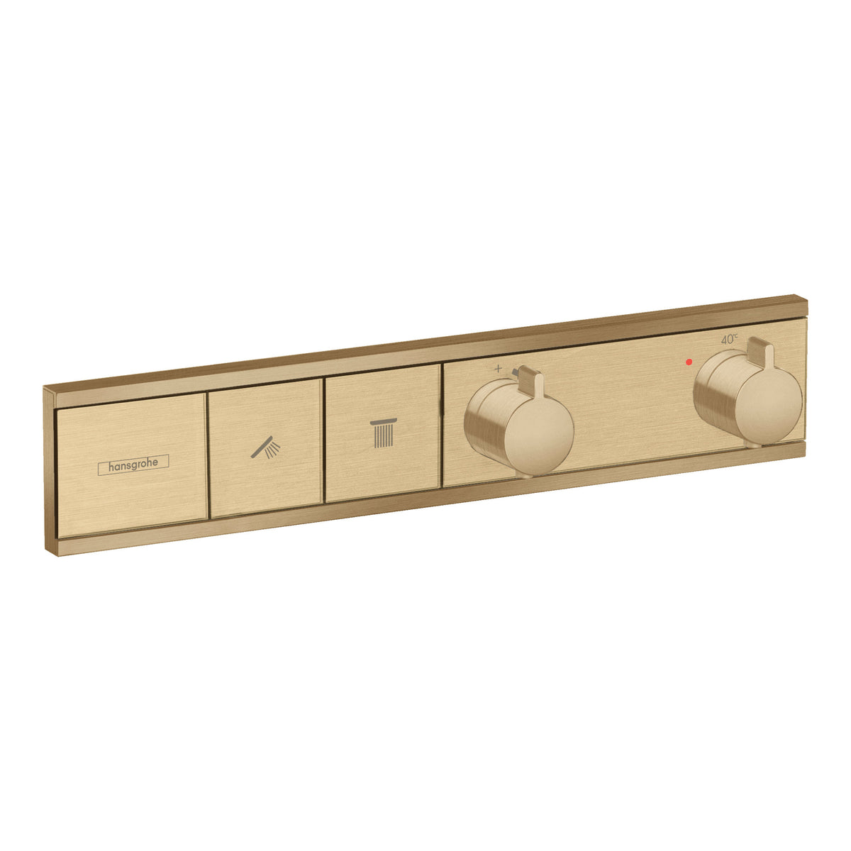 Hansgrohe RainSelect Thermostat for concealed installation for 2 functions Brushed Bronze 15380140.jpg