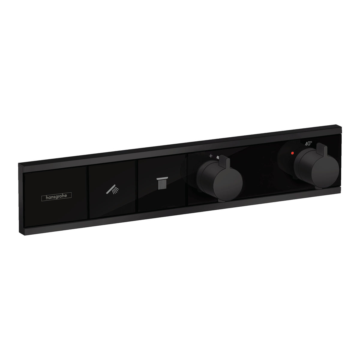 Hansgrohe RainSelect Thermostat for concealed installation for 2 functions Matt Black 15380670.jpg