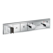 Hansgrohe RainSelect Thermostat for concealed installation for 2 functions with integrated shower holder Chrome 15355000.jpg