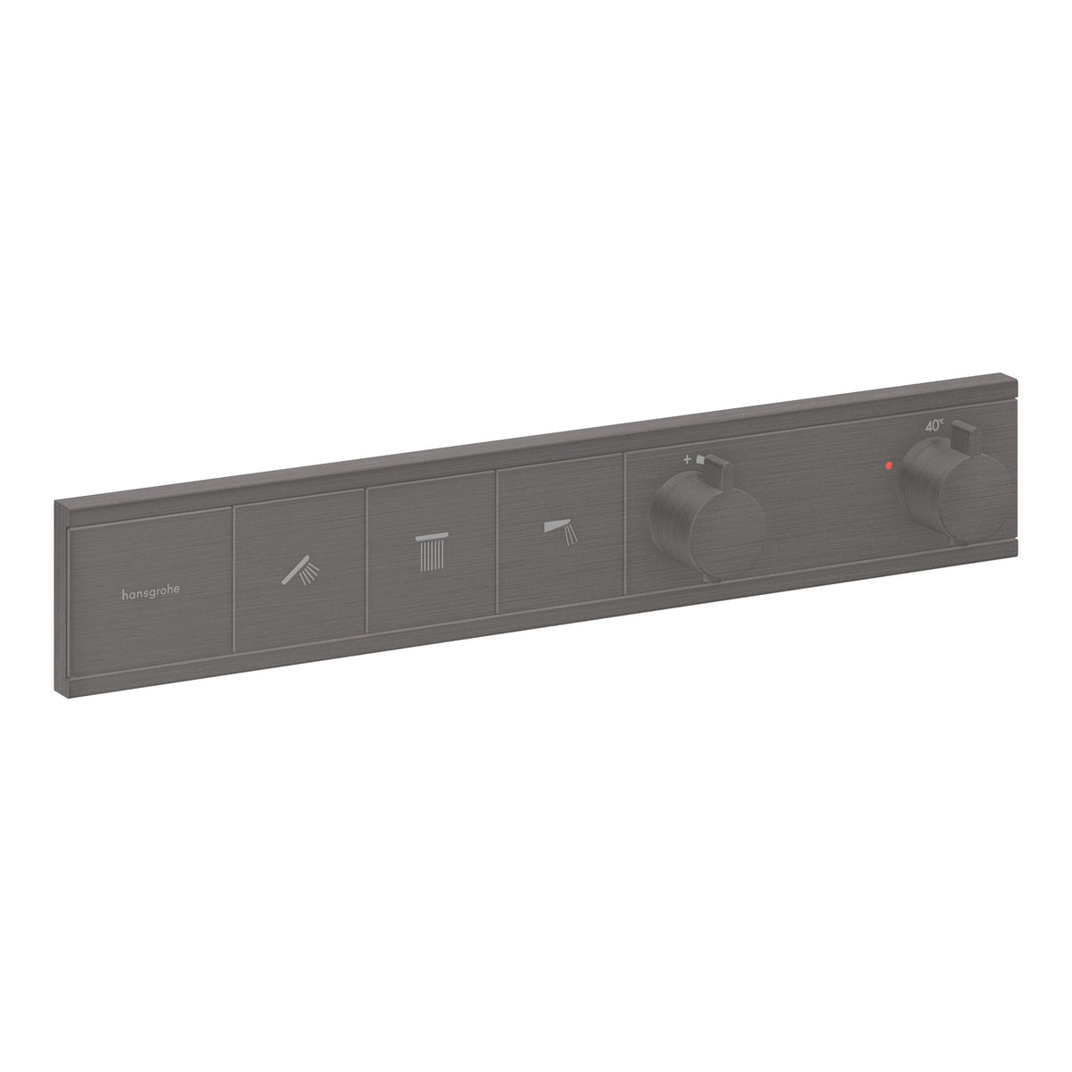 Hansgrohe RainSelect Thermostat for concealed installation for 3 functions Brushed Black Chrome 15381340.jpg