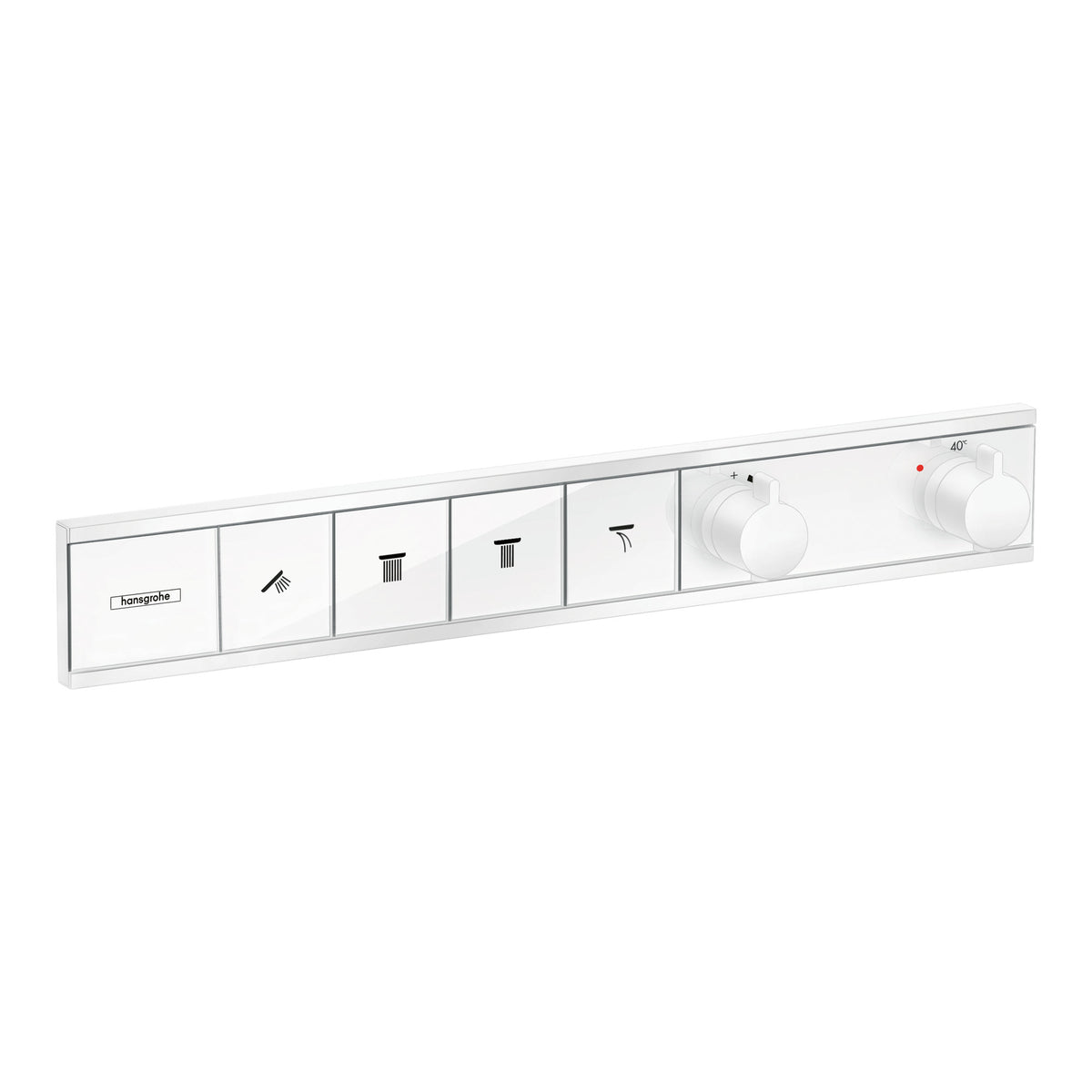 Hansgrohe RainSelect Thermostat for concealed installation for 4 functions Matt White 15382700.jpg