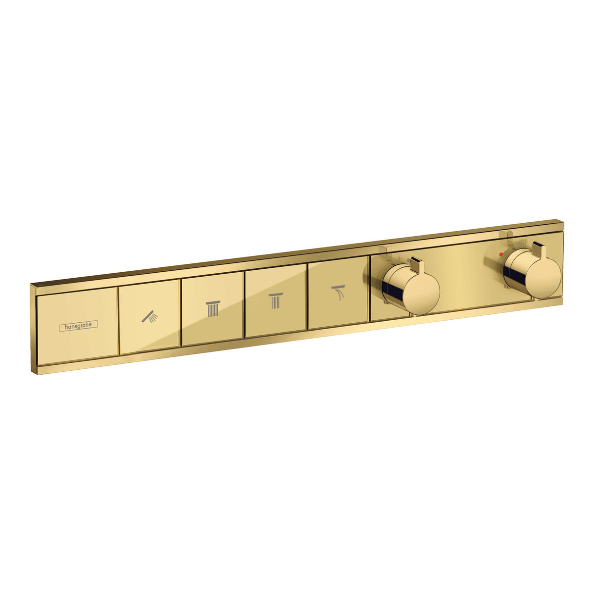Hansgrohe RainSelect Thermostat for concealed installation for 4 functions Polished Gold Optic 15382990.jpg