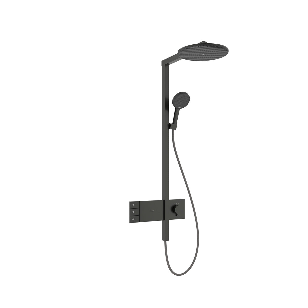 Hansgrohe Raindance Alive S Showerpipe 300 2jet with ShowerSelect Comfort thermostat Brushed Black Chrome 24595340.jpg