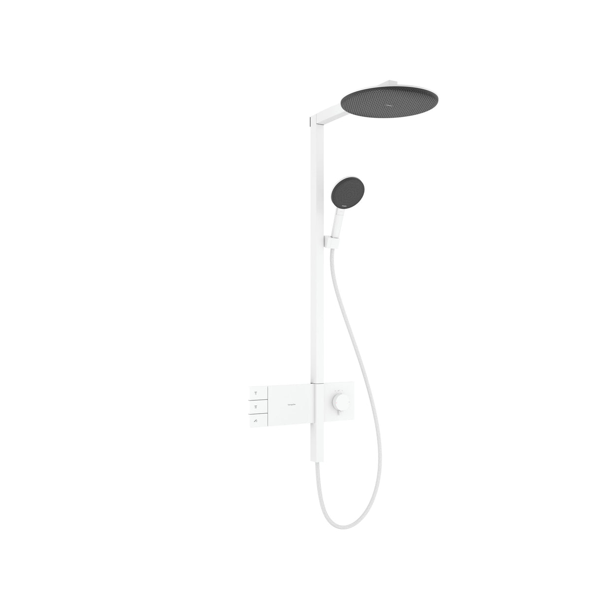 Hansgrohe Raindance Alive S Showerpipe 300 2jet with ShowerSelect Comfort thermostat Matt White 24595700.jpg
