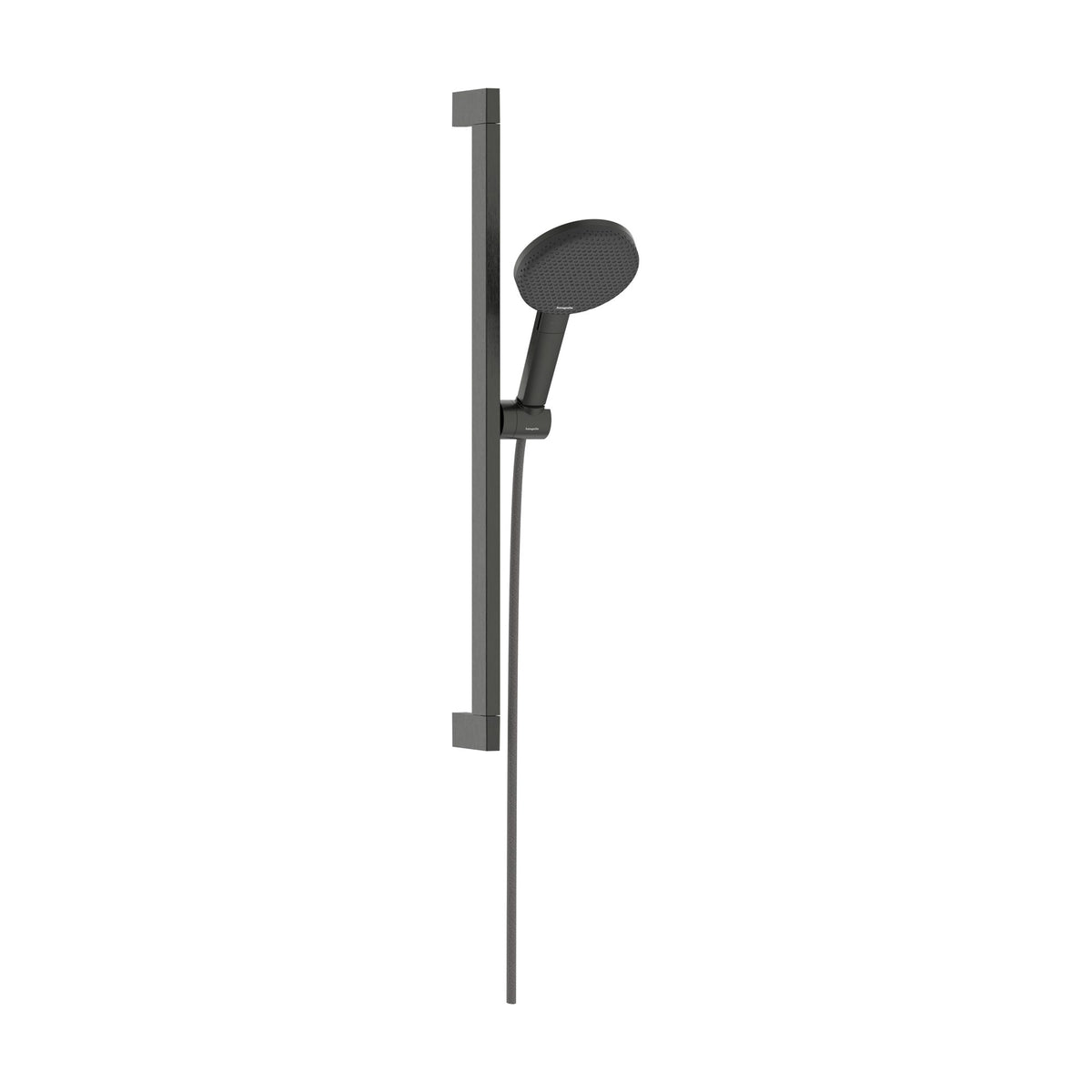 Hansgrohe-Raindance-Alive-Select-S-Shower-set-125-3jet-EcoSmart-with-shower-bar-Unica-E-Puro-65-cm-and-easy-slide-hand-shower-holder-Brushed-Black-Chrome-24600340
