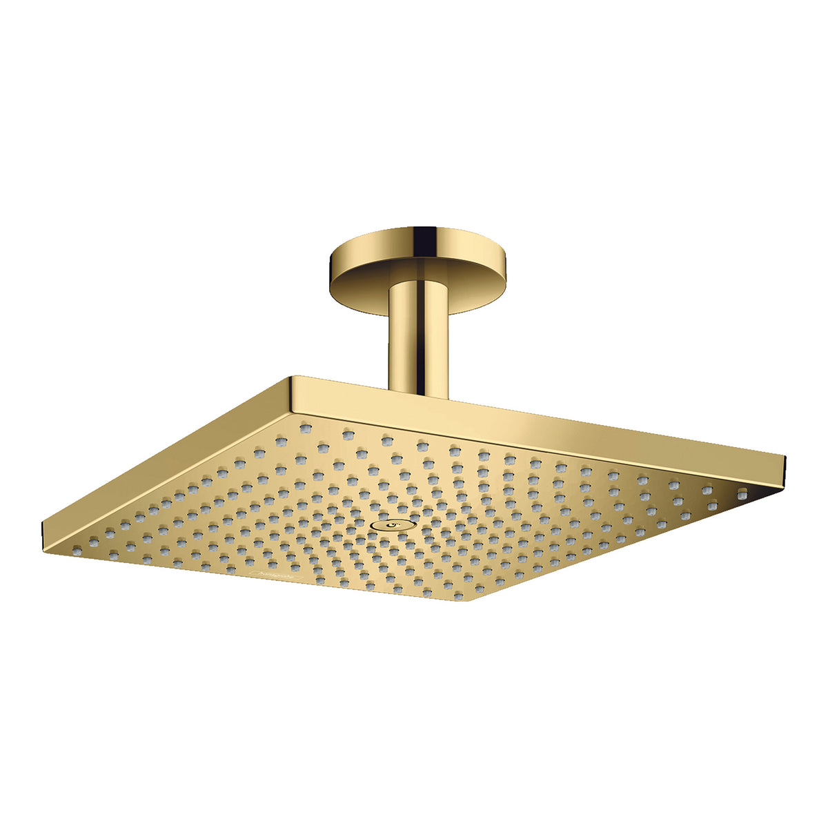 Hansgrohe Raindance E Overhead shower 300 1jet with ceiling connector Polished Gold Optic 26250990.jpg