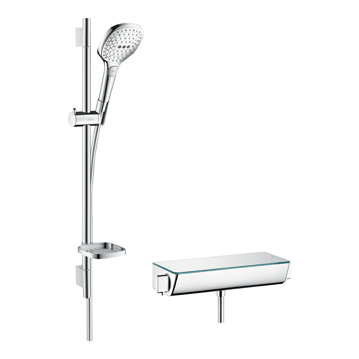 Hansgrohe Raindance Select E Shower system for exposed installation 120 3jet with Ecostat Select thermostat and shower bar 65 cm Chrome 27038000.jpg