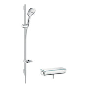 Hansgrohe Raindance Select E Shower system for exposed installation 120 3jet with Ecostat Select thermostat and shower bar 90 cm Chrome 27039000.jpg