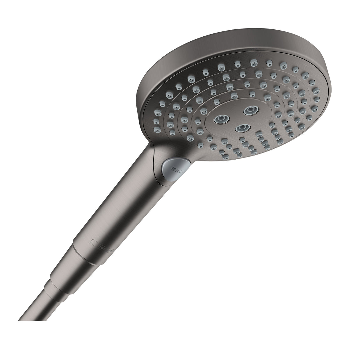 Hansgrohe Raindance Select S Hand shower 120 3jet PowderRain Brushed Black Chrome 26014340.jpg