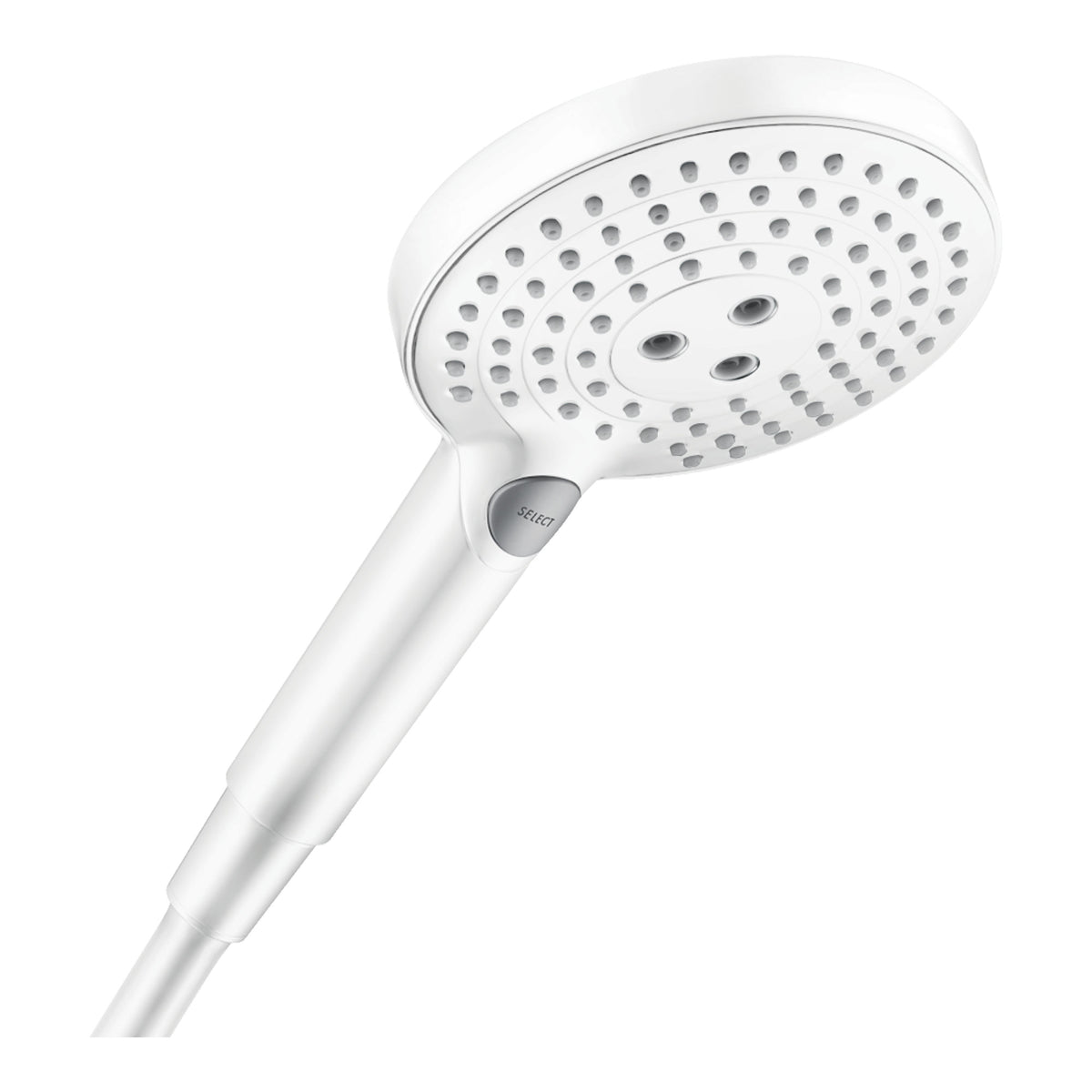 Hansgrohe Raindance Select S Hand shower 120 3jet PowderRain EcoSmart Matt White 26516700.jpg