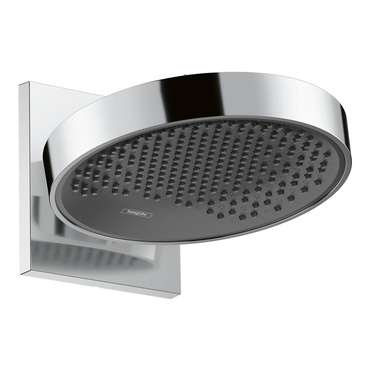 Hansgrohe Rainfinity Overhead shower 250 1jet EcoSmart with wall connector Chrome 26227000.jpg