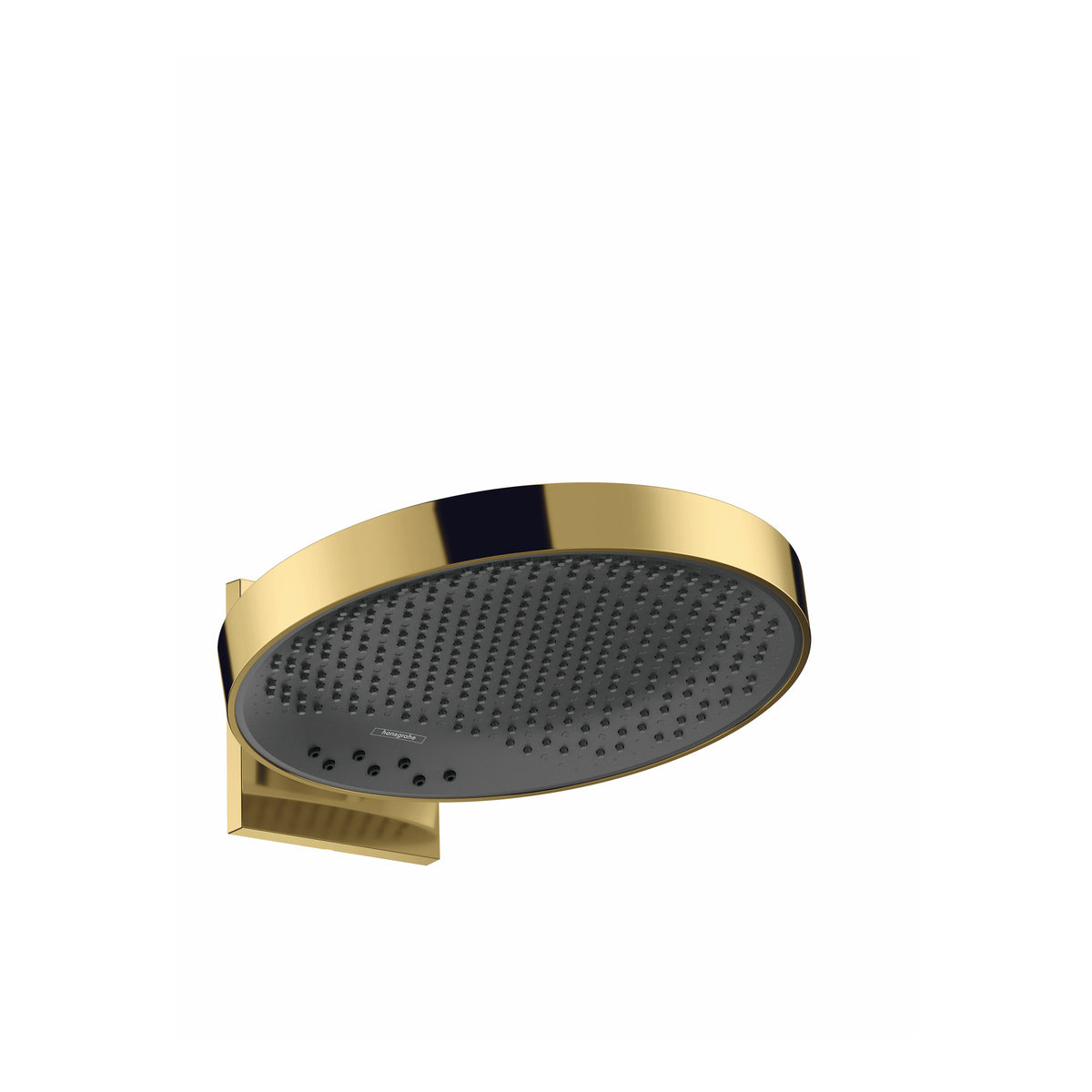 Hansgrohe Rainfinity Overhead shower 360 3jet with wall connector Polished Gold Optic 26234990.jpg
