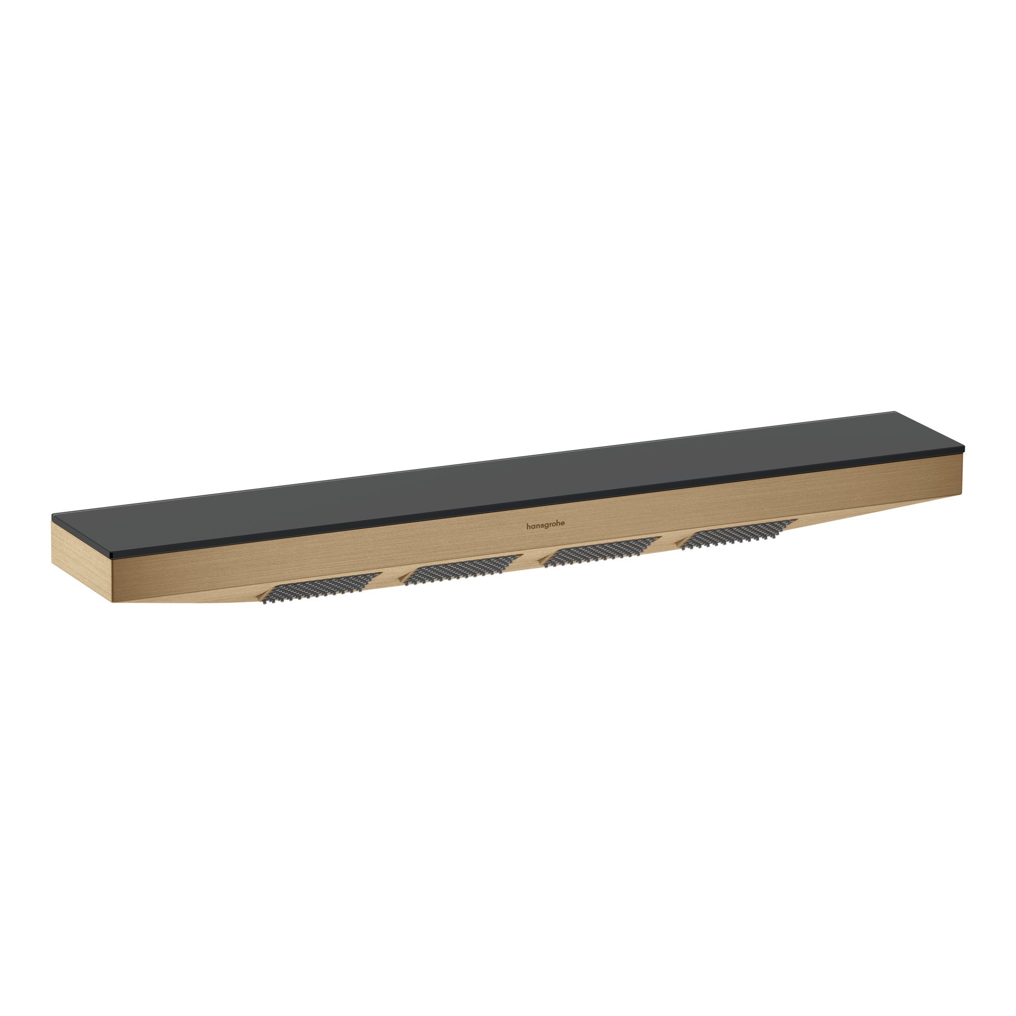 Hansgrohe Rainfinity Shoulder shower 500 1jet with shower shelf Brushed Bronze 26243140.jpg